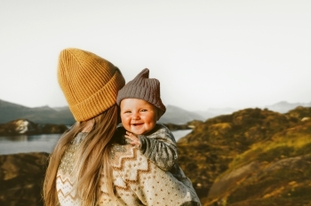 Woman with baby